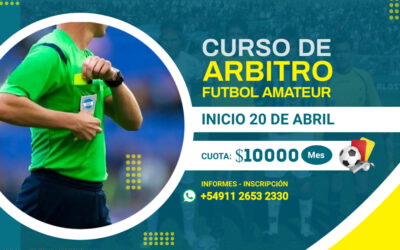 CURSO ARBITRO FÚTBOL AMATEUR